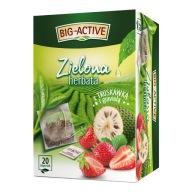 VEĽKÝ AKTÍVNY čaj ZELENÁ JAHODA GRAVIOLA 20 OBÁLKA