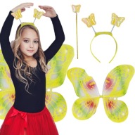 OUTFIT BOTTERFLY MOTYLOVÉ ŠATY PRE DIEVČA 3v1