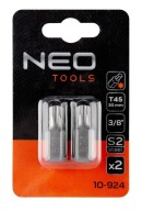 Hrot bitov TORX T45 x 30 mm S2 x 2ks. NEO