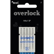 IHLY DO DOMÁCEHO OVERLOCKOVÉHO STROJA NA LÁTKU A PLETENÉHO OVERLOCKU - x90 - 5 ks.