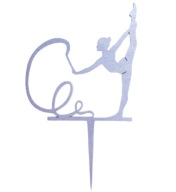 GYMNASTIKA s vlečkou Topper Figurka SILVER