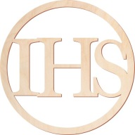 Kruh IHS VENEC A SPRIEŠŤ 20 cm preglejka
