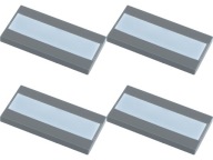 LEGO TILE 87079pb0821 OBKLAD 2x4 tmavosivá NOVINKA (4g) 4 ks.