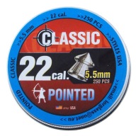Guľôčky do vzduchovej pištole špicaté, vrúbkovaný hrot, 1,02 g, kal 5,5 mm 2