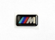 BMW M-Power chrómová 3D nálepka 17x9 odznak na ráfikoch, volant - 1 ks