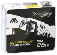 MIKADO COATED COATED LEADER 25LBS 10M HNEDÁ