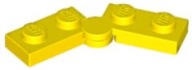 LEGO TANIEK ZÁPLU 1X2 ŽLTÉ ČÍSLO 2429c01