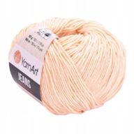 YarnArt Jeans 73 Losos Broskyňová priadza 50g/160m BAVLNA AKRYL.