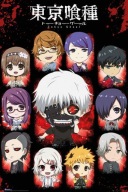 Tokyo Ghoul chibi Plagát anime hrdinov 61x91,5