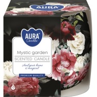 Vonná sviečka v skle BISPOL Aura 20H MYSTICAL GARDEN