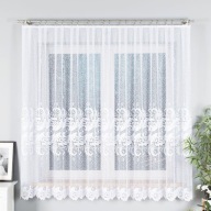 Žakárový záves z metra White, výška 180 cm