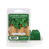 Country Candle s vôňou balzamu a cédru