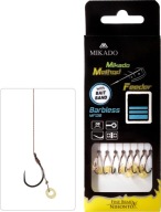 Háčik bez protihrotu pre Method Feeder na pletenej šnúre s gumičkou, veľkosť 12