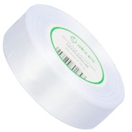 Stuha Biela saténová stuha 25mm 32mb