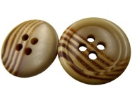 34mm Ozdobné gombíky 1 ks farba ŤAVÍ BÉŽOVÁ S ŠTÍRKOM K826 15319