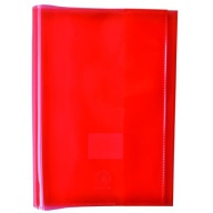 OBÁLKY NA A5 ČERVENÉ NOTEBOOKY, GIMBOO, 25 KS.