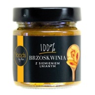 BROSKYŇOVÝ DŽEM S ĽANOVÝM SEMIENKOM 100% OVOCNÉ POTRAVINY OD ANN 200G