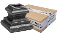 KOVANÉ PRVKY KOVANÁ ZÁSUVKOVÁ TYČ 12X12 KOVANÁ DEKORÁCIA NA BRÁNY