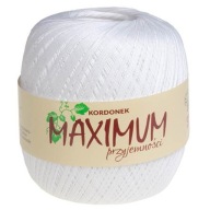 MAXIMÁLNA šnúra 100g, farba 001 Biela