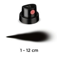 ČIERNA A RUŽOVÁ TRYSKA 1-12 cm NÁSTREK NA STRIEKANIE