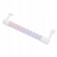 OKENNÝ TEPLOMER, PVC SKLO, 18CM, BIELY