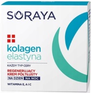 Položiarivý denný nočný krém Soraya Collagen Elastin