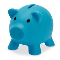 PRASIATKO Otváracie PVC modré 9x7x7cm na peniaze, mince