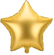 Fóliový balón Star Zlatá hviezda narodeninové svadobné svadobné prijímanie 48cm