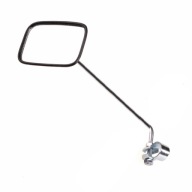 Obdĺžnikové zrkadlo na bicykel 13 x 9 23 cm ČIERNA