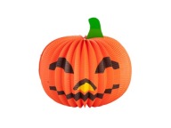 Dekorácia Halloween tekvica rozeta 25 cm