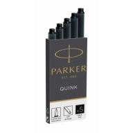 ČIERNA NÁPLŇ PARKER 5 KS DLHÉ PRE ATRAMENTOVÉ PERÁ 1950382 ORIGINÁL