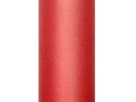 Tyl na cievke 30 cm x 9 m ČERVENÁ svadobná