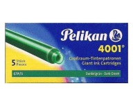 Zelené náboje Pelikan 5 ks.