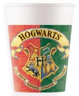 PAPIEROVÉ ŠÁLKY Rokfortské domčeky HARRY POTTER 200ml 8 ks