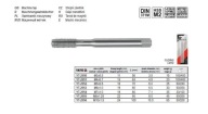 YATO STROJOVÉ ZÁVITOVANIE M8 HSS M2 YT-2955