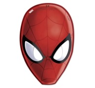 Papierové masky Spider-man pre deti, 6 kusov