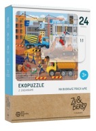 Dvojdielne eko-puzzle Práce sú na stavbe v plnom prúde