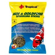 Krmivo pre rybníčky Tropical Koi & Goldfish Spirulina Sticks 1l