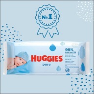 Pure Triplo vlhčené obrúsky 168 ks HUGGIES