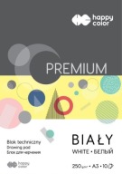 TECHNICKÝ BLOK A3 PREMIUM BIELA ​​HAPPY FARBA 10 listov 250g
