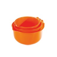 SET PLASTOVÁ MISKA 3 ks. 3L 2L 1,5L NA MIEŠANIE ŠLEHANIE MIEŠANIE