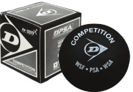 DUNLOP SÚŤAŽNÁ SQUASHOVÁ LOPTA 1 ŽLTÁ BODKA