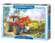 Puzzle 60 dielikov. Traktor