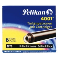 Čierne náboje Pelikan 6 ks.