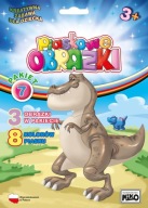 SAND OBRÁZKOV SADA 3 OBRÁZKOV DINOSAURY NIKO
