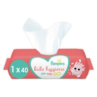 VLHČENÉ Utierky 40 KS PAMPERS KIDS HYGIENA NA CESTÁCH