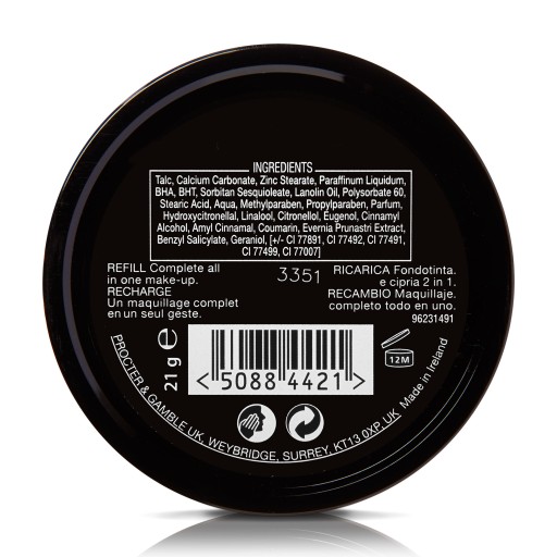 MAX FACTOR STONE PRÁŠKOVÝ KRÉM PUFF NÁPLŇ FARBA Č.-081