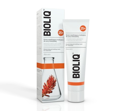 Bioliq 25+ hydratačný a zmatňujúci krém, zmiešaný