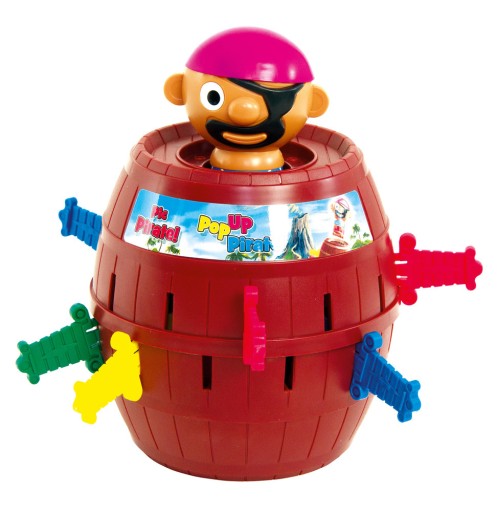 ZRUČNOSTNÁ HRA CRAZY BARREL JUMPING PIRÁT