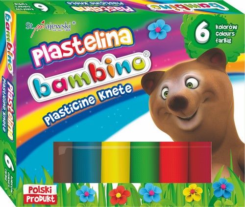 PLASTICINA - 6 farieb - BAMBINO